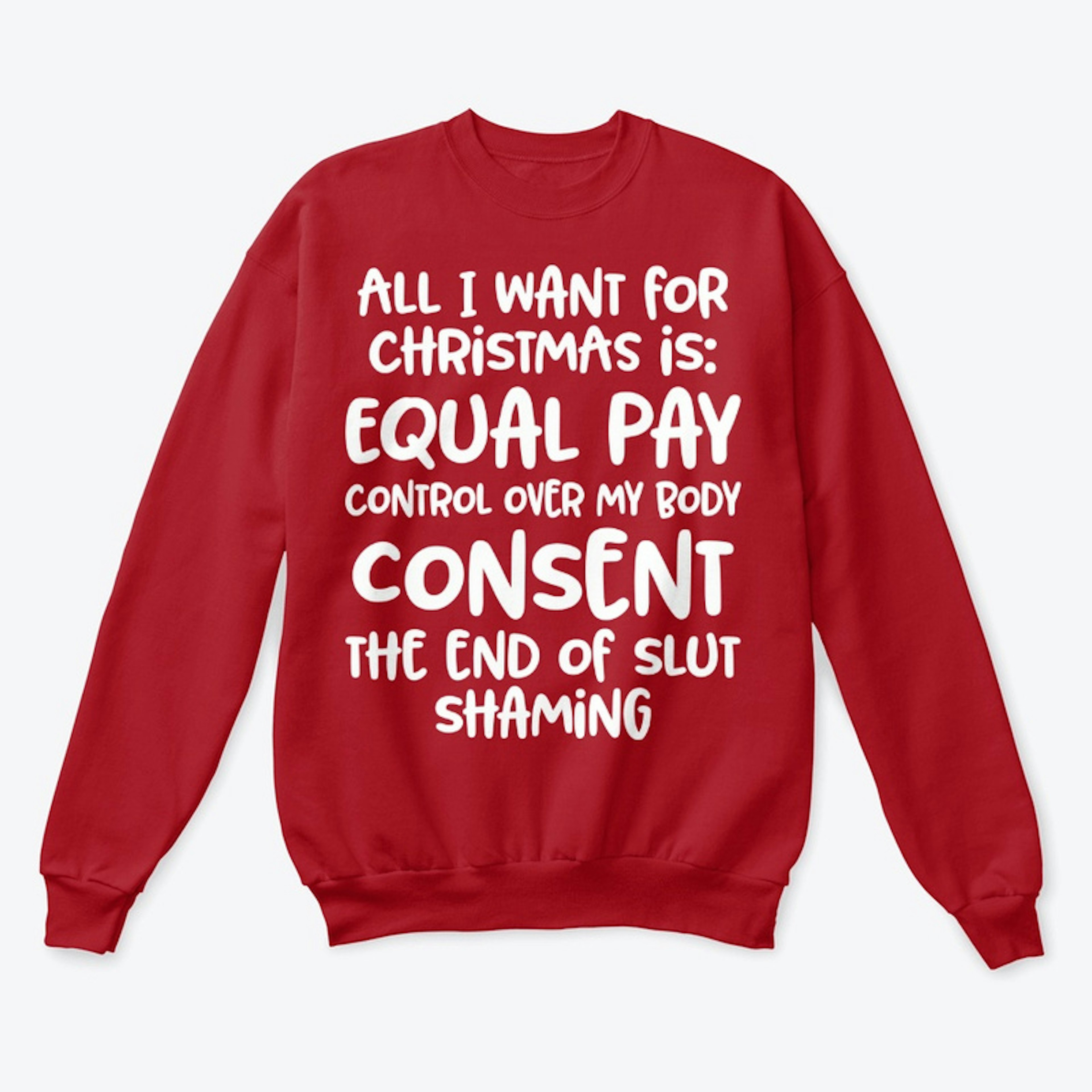 Strong Woman's Christmas Sweater